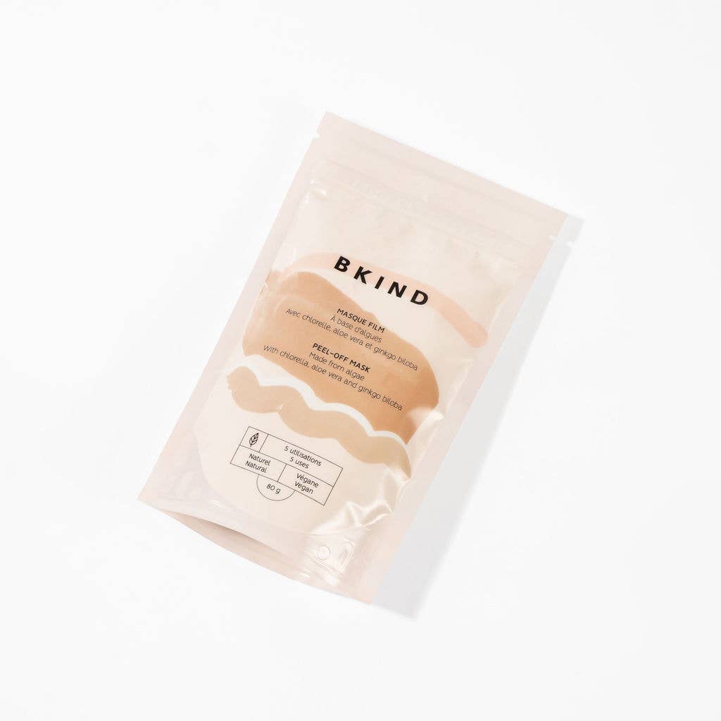 Algae Peel-off Mask - Chlorella, Aloe Vera & Ginkgo Biloba BKIND
